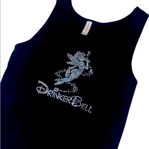 DrinkerBell Tinker Bell Wine Tank Top Medium